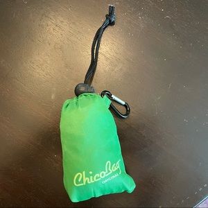 Chico bag reusable collapsible green nylon tote